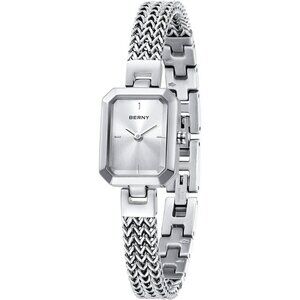 Women Silver Easy Resize Ladies Bracelet Watch Stainless Steel Luxury Fashion